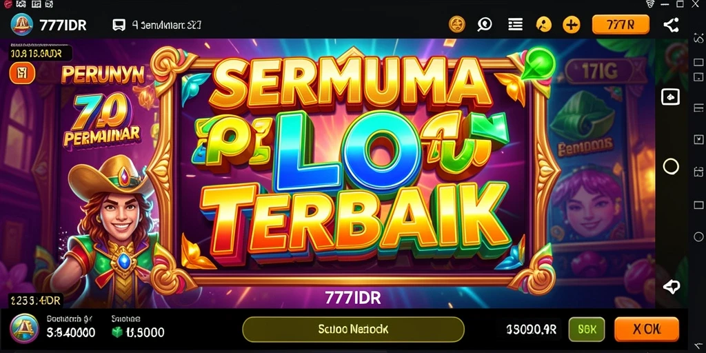 Tampilan gameplay yang memukau dan seru di 777IDR.