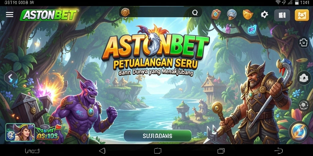 Tampilan gameplay ASTONBET yang memukau dalam petualangan mengasyikkan.