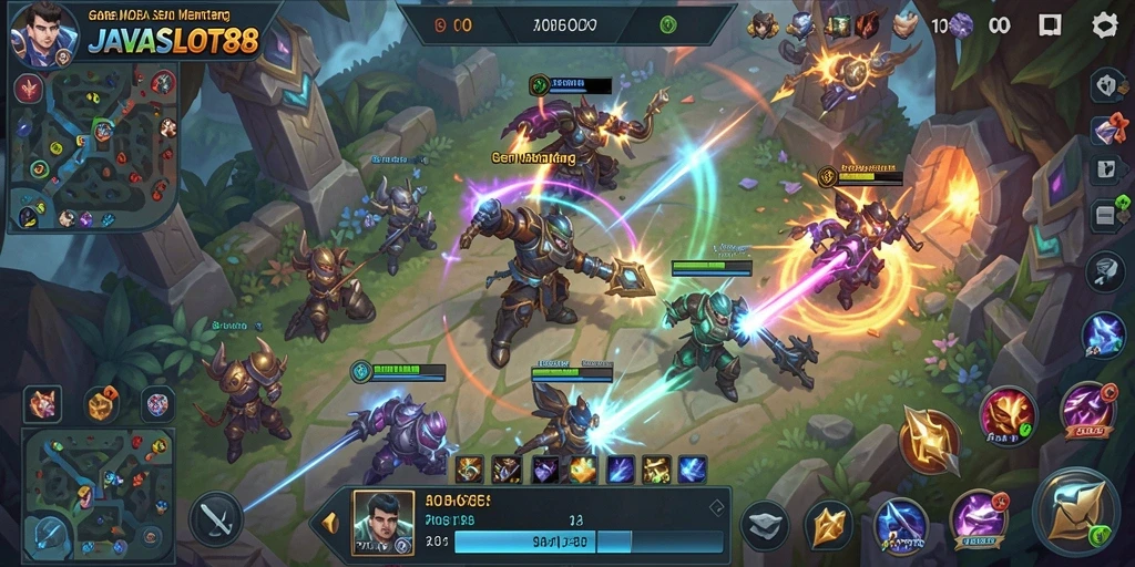 Tampilan gameplay seru dari JAVASLOT88 yang penuh strategi.