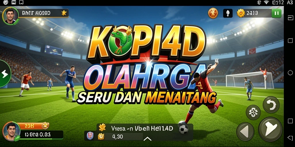 Tampilan gameplay menakjubkan dari KOPI4D dalam aksi olahraga.