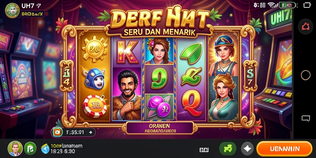Tampilan gameplay UH77 dengan fitur slot yang menarik.