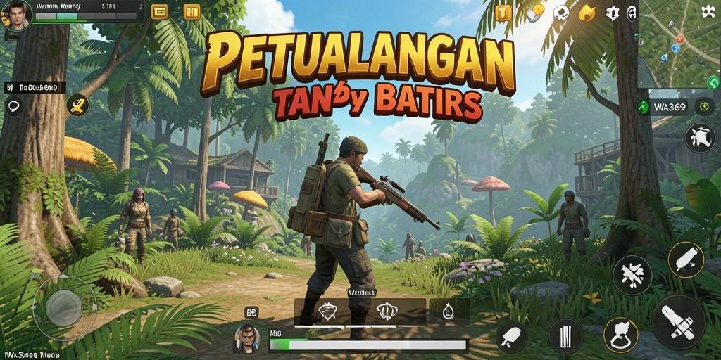 Screenshot WA369 menampilkan pemain menjelajahi dunia terbuka dengan visual yang menakjubkan.